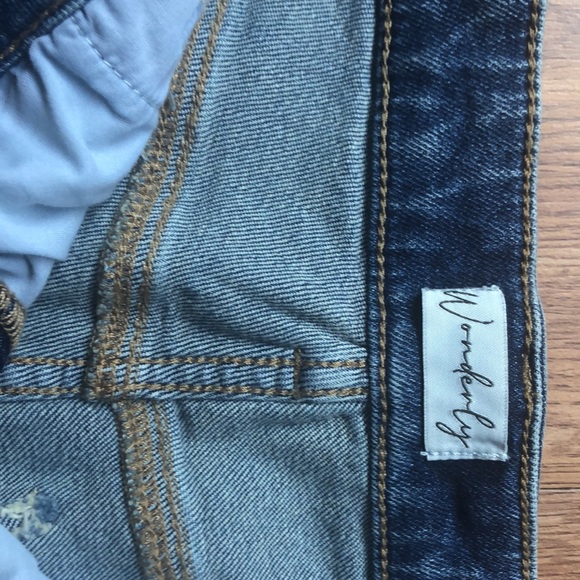 Soft, comfy and cute blue denim shorts! - Picture 3 of 6